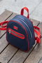 Zoozie Bags Oslo - Azul marino y rojo